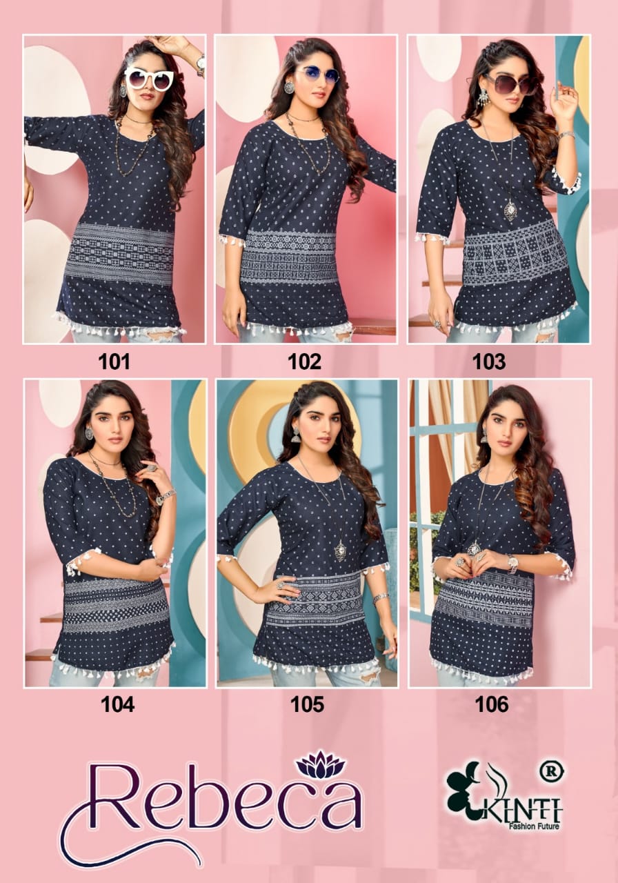 Rebeca Kinti Cotton Fancy Tops