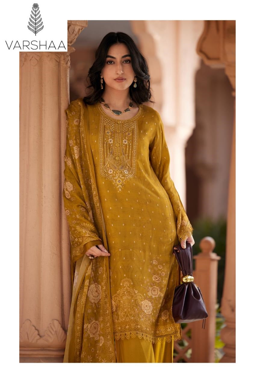 Rehaa Varshaa Viscose Plazzo Style Suits Supplier India