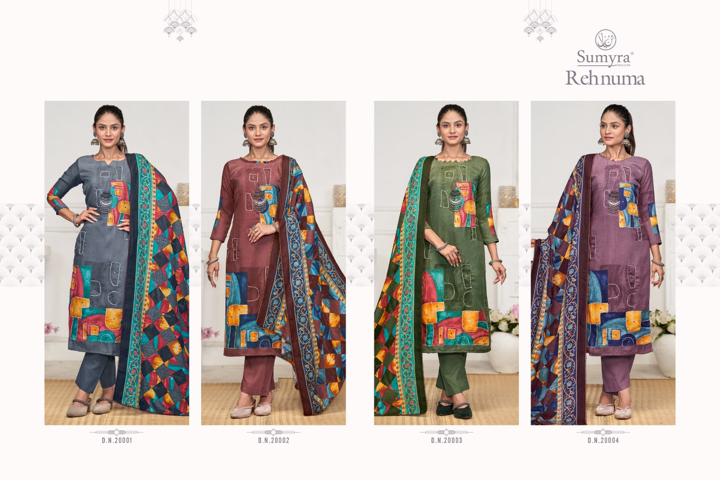 Rehnuma Radhika Fashion Sumyra Pashmina Suits Wholesale Price