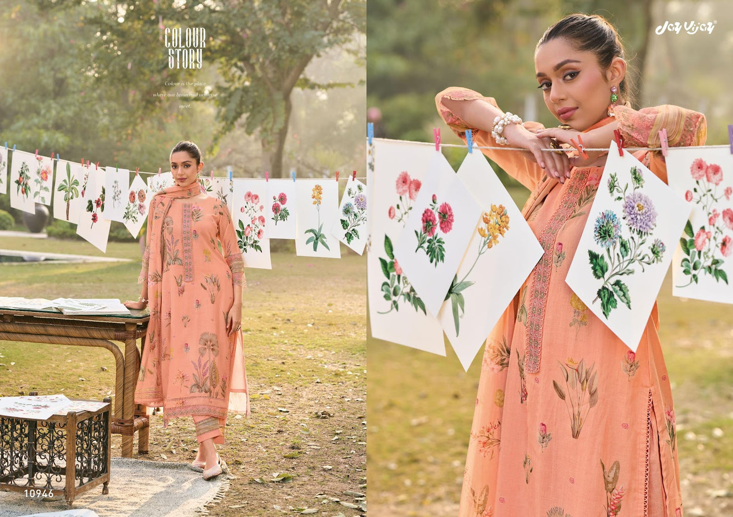 Resha Jay Vijay Chanderi Pant Style Suits Manufacturer