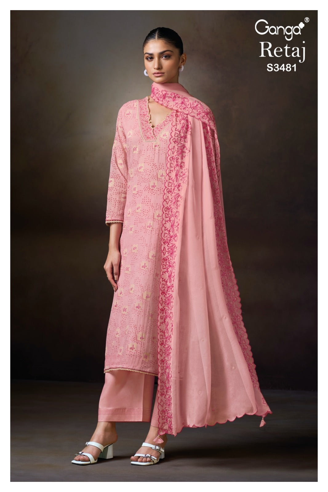 Retaj 3481 Ganga Kota Plazzo Style Suits Wholesale Price