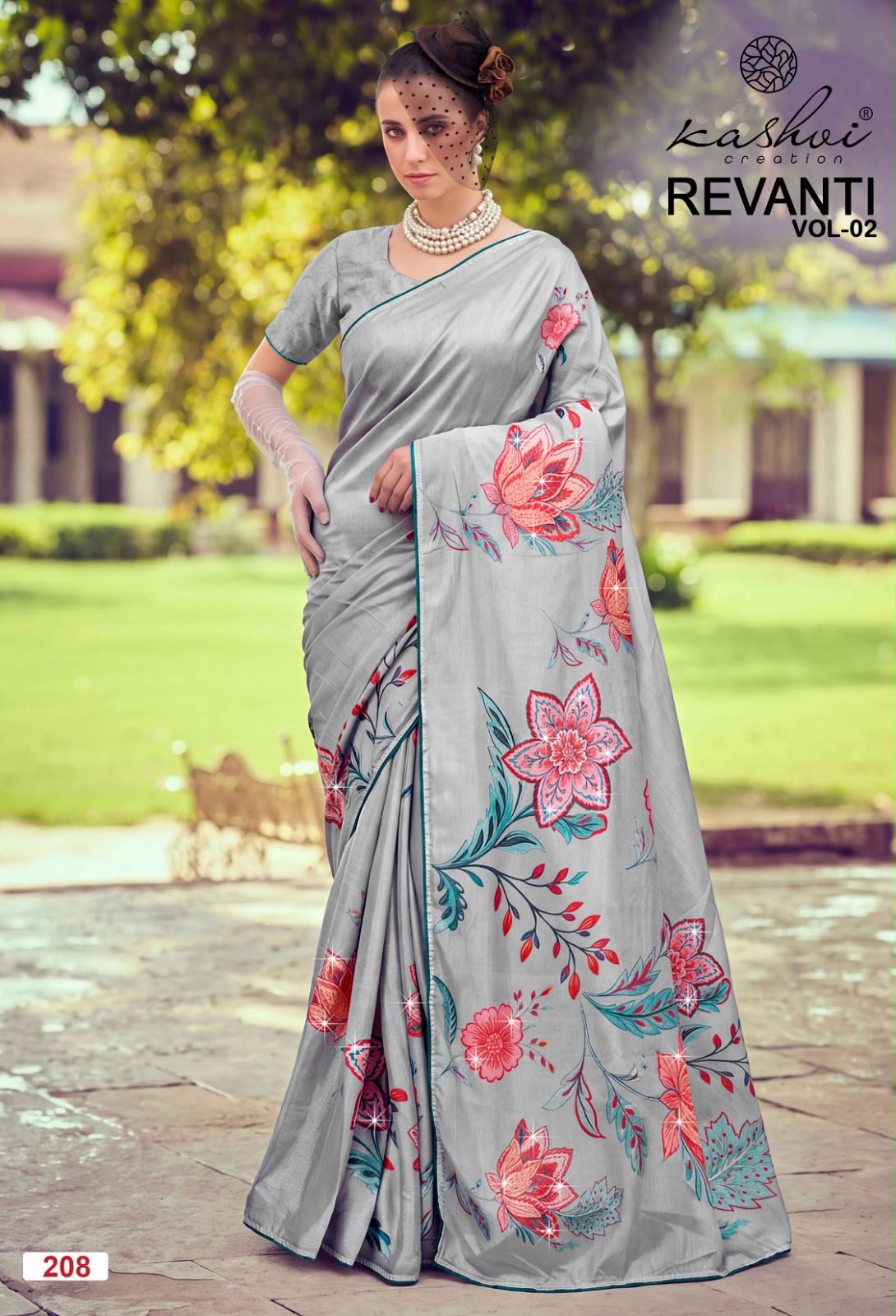 Revanti Vol 2 Kashvi Creation Tesla Sarees Supplier Gujarat