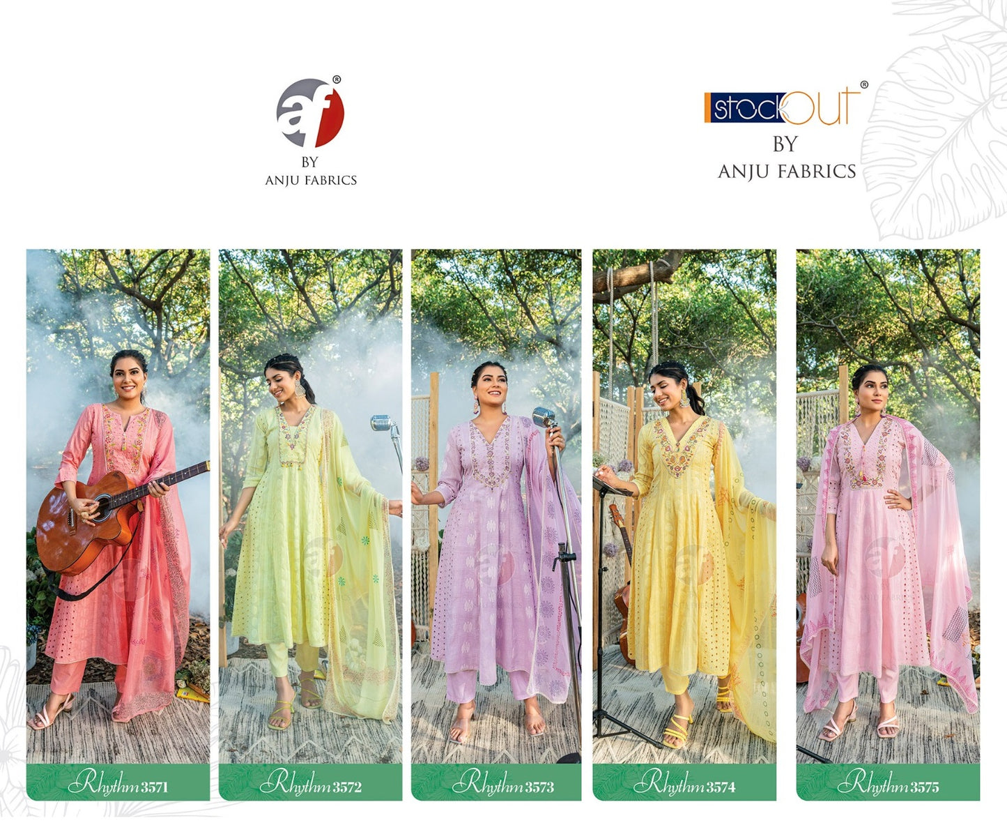 Rhythm Af Cotton Readymade Pant Style Suits