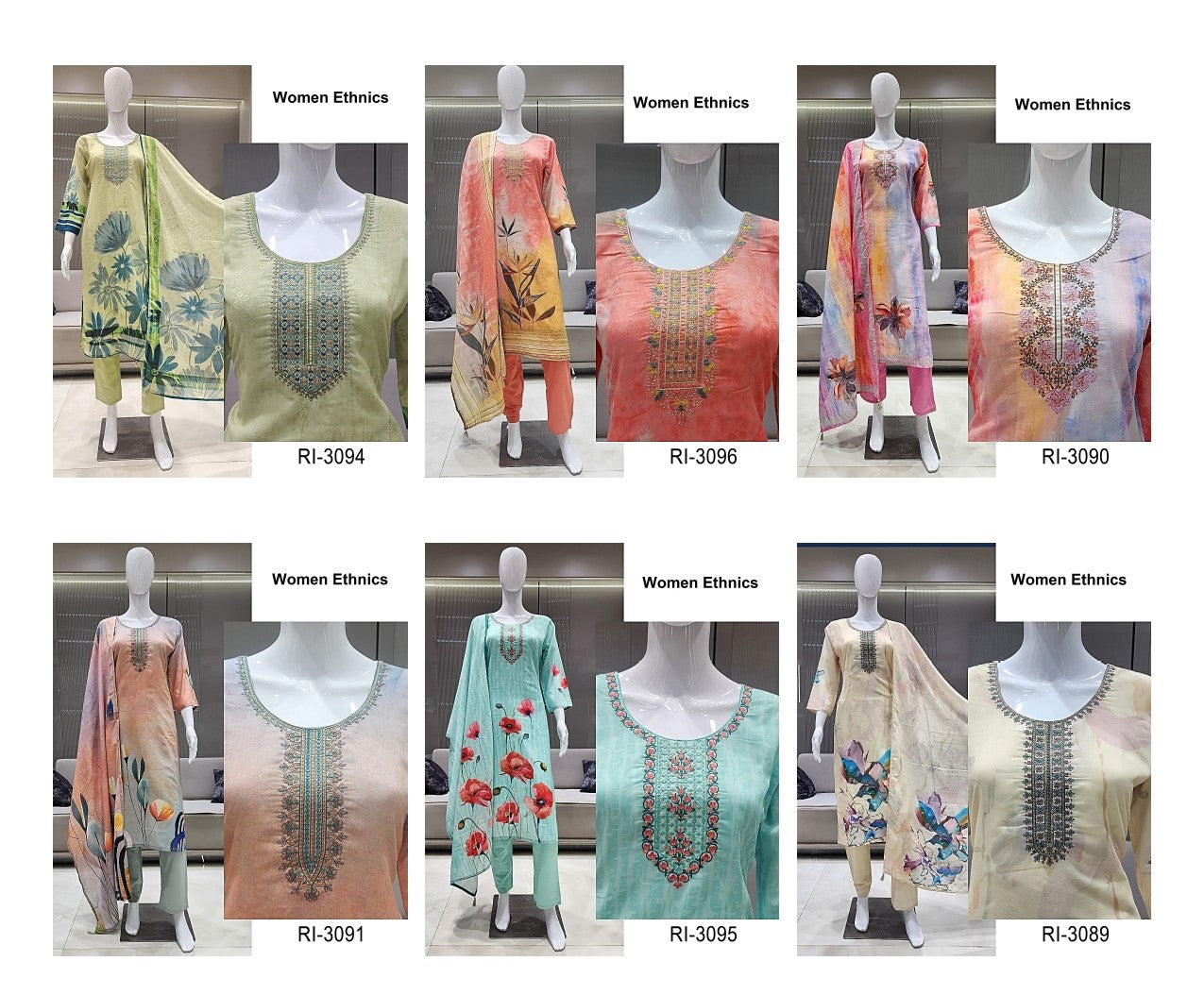 Ri 30 Women Ethnics Readymade Pant Style Suits Manufacturer Ahmedabad