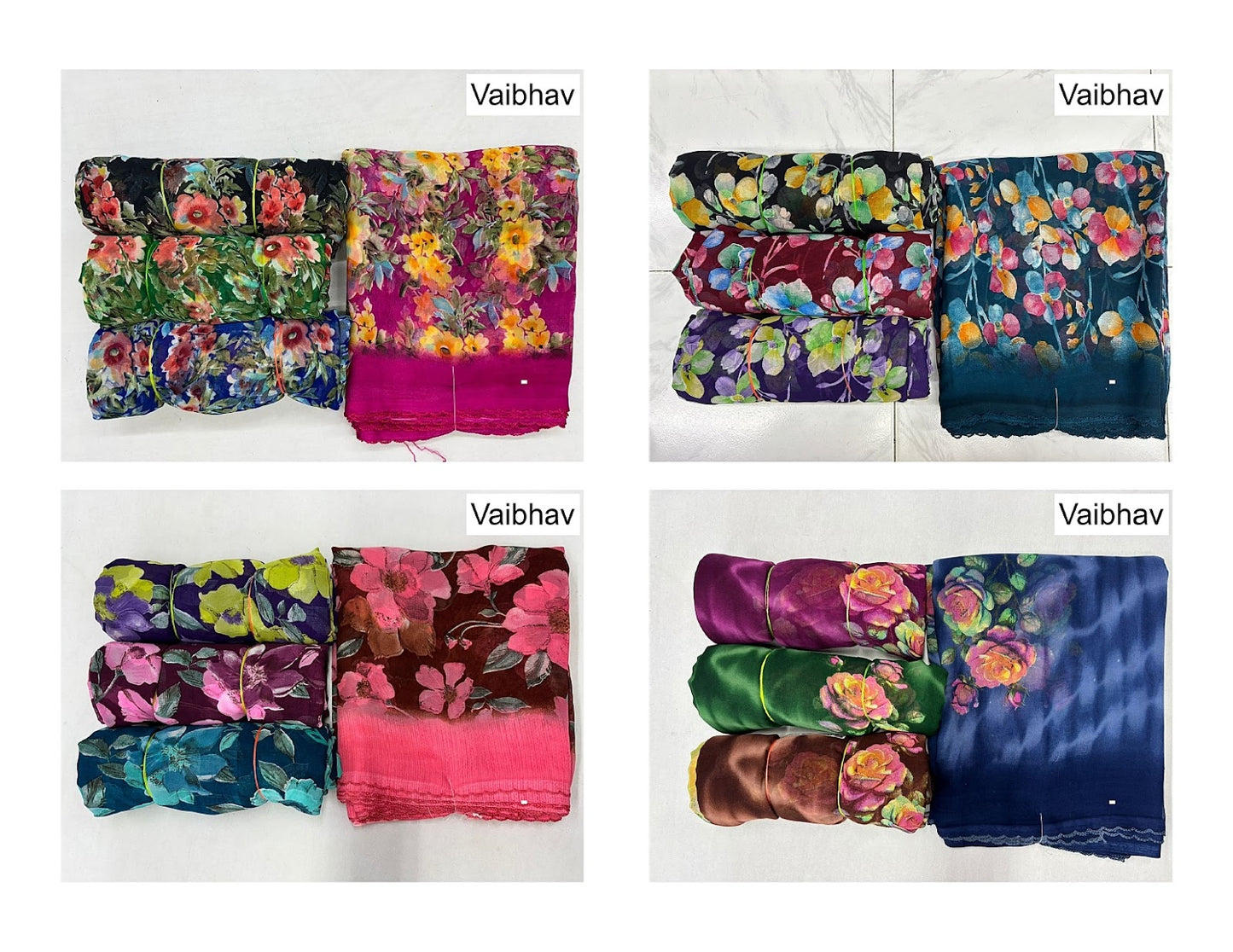 Rich Feel Part 2 Vaibhav Weightless Sarees Wholesale Price