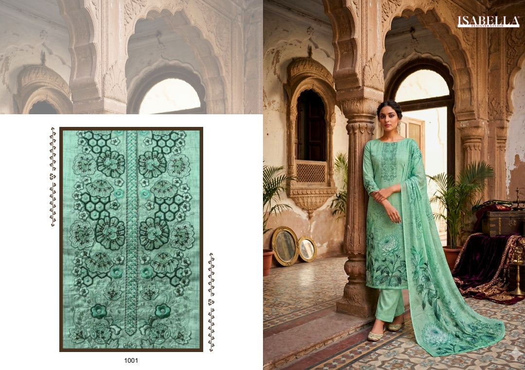 Riham Yesfab Isabella Cambric Pant Style Suits Manufacturer India