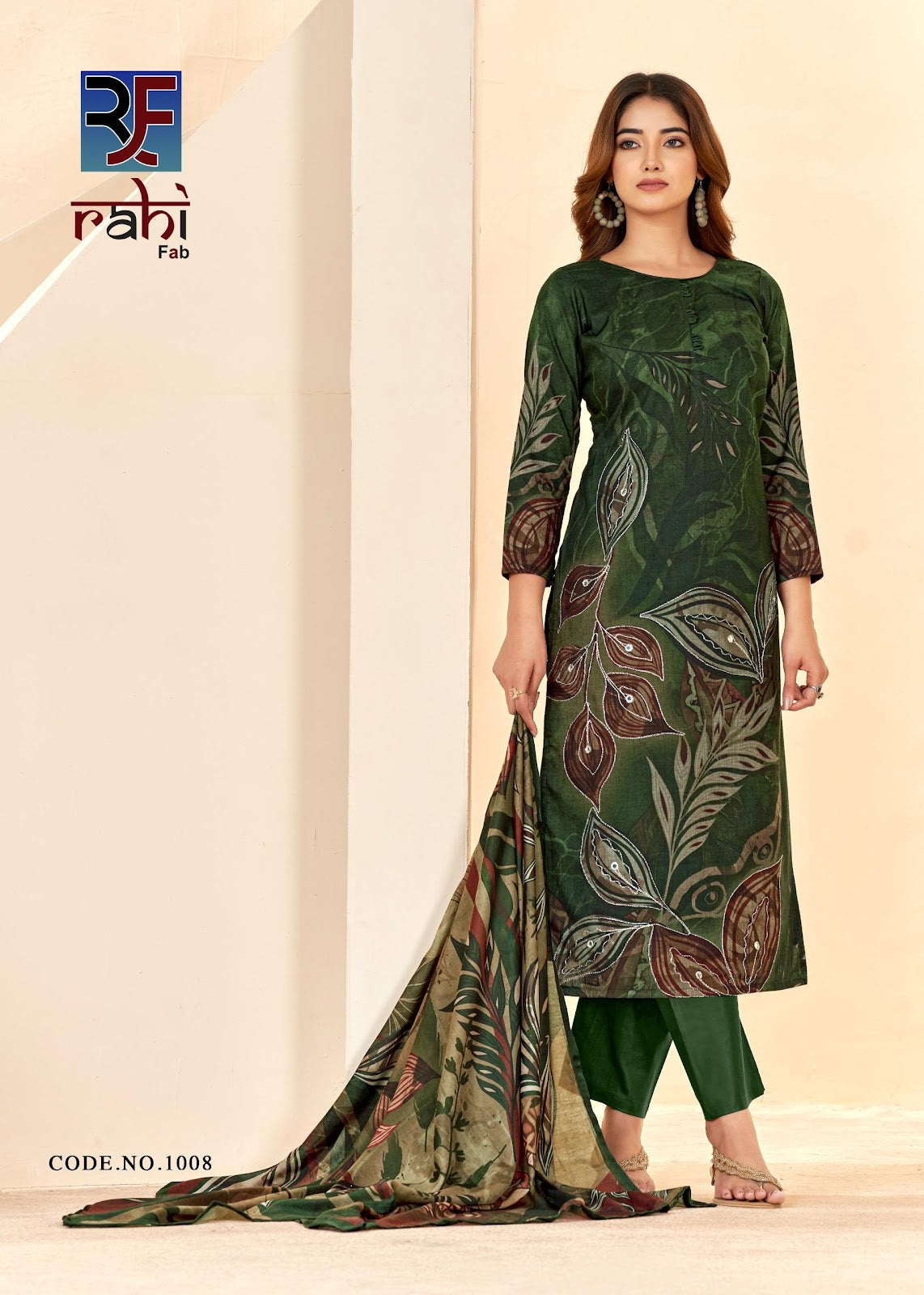 Rising Silver Rahi Fab Cotton Karachi Readymade Suits Wholesale Price