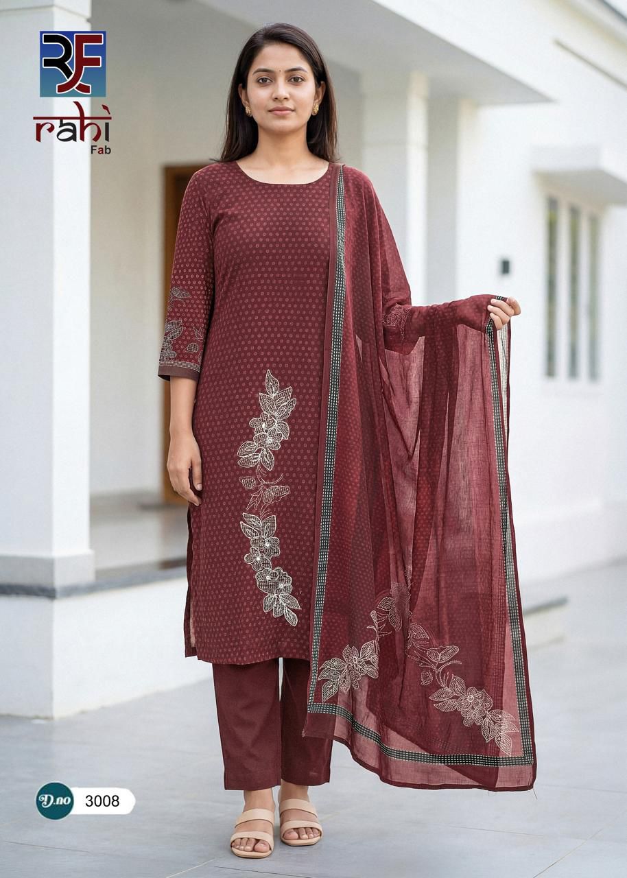 Rising Silver Vol 3 Rahi Fab Cotton Karachi Salwar Suits Wholesale
