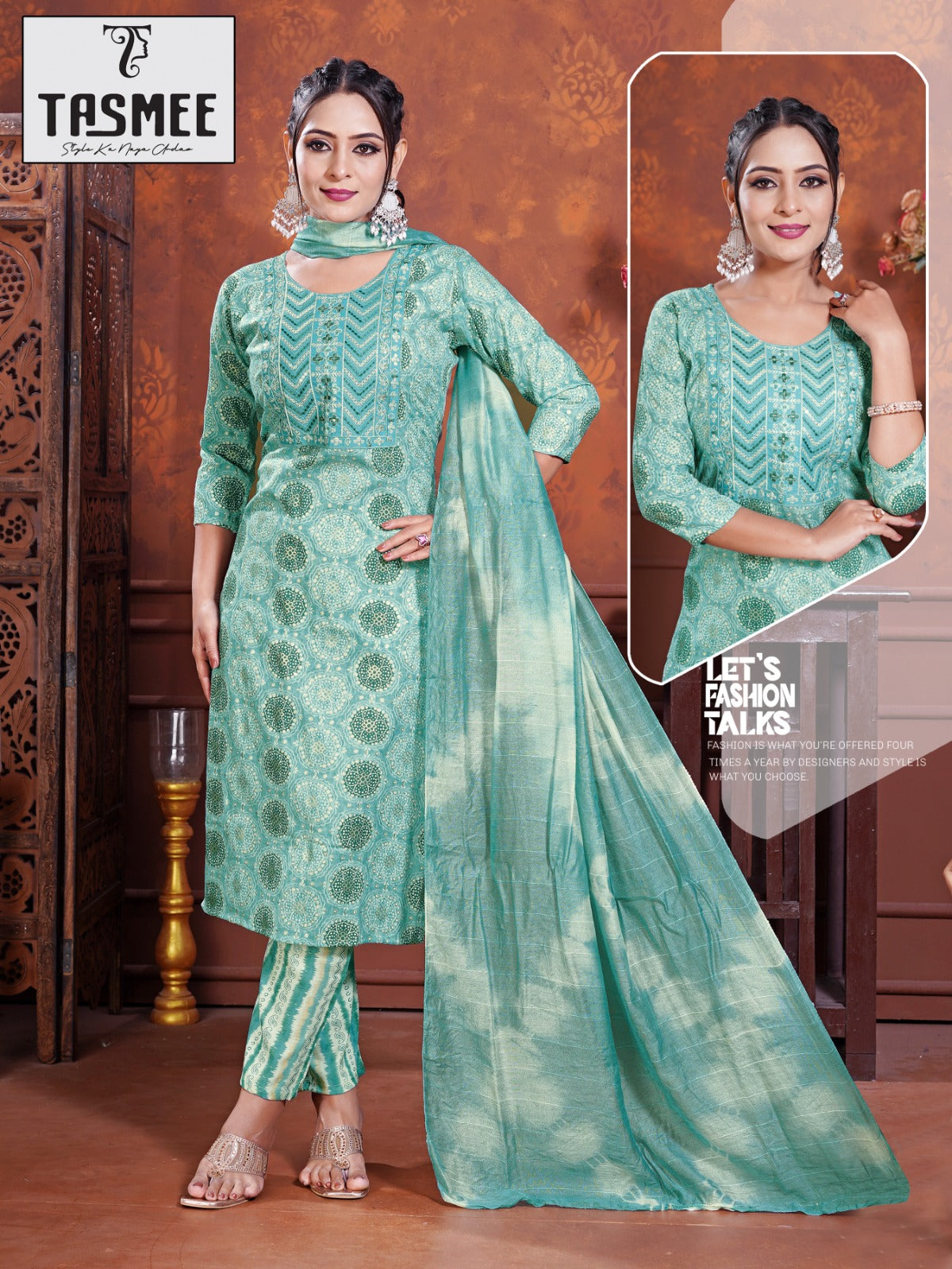 Ritika Vol 2 Tasmee Capsule Readymade Pant Style Suits Exporter Gujarat