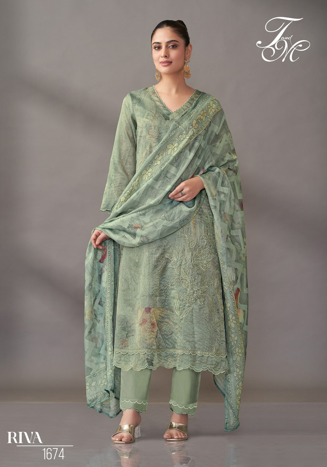 Riva Tm Pure Silk Pant Style Suits Manufacturer Ahmedabad