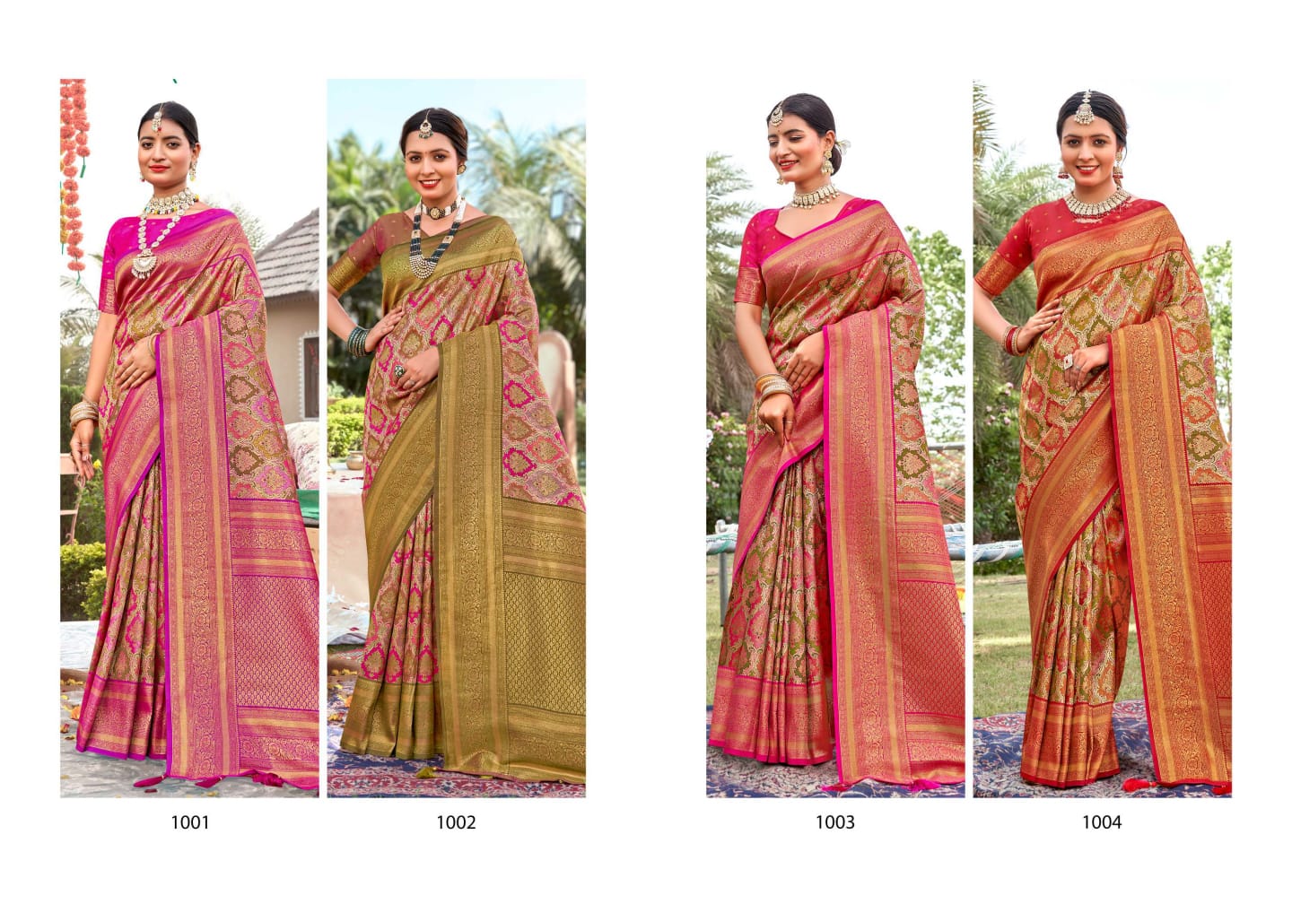 Riwaayat Silk 3 Saroj Jacquard Silk Sarees Supplier Ahmedabad