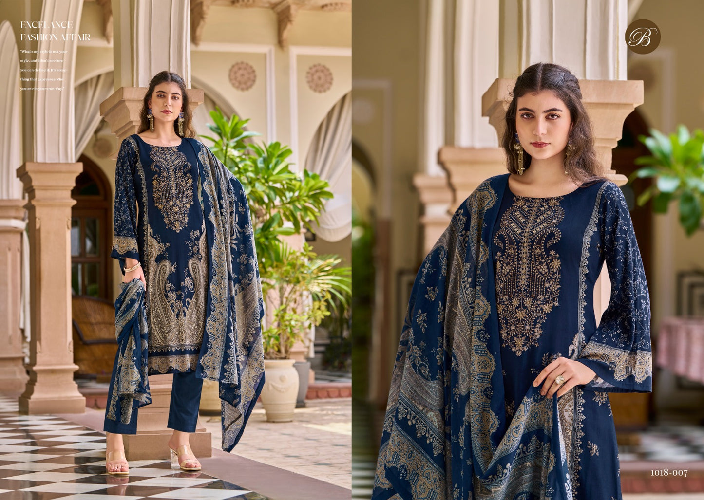 Riwayat Vol 9 Belliza Designer Studio Viscose Rayon Karachi Salwar Suits Exporter Ahmedabad