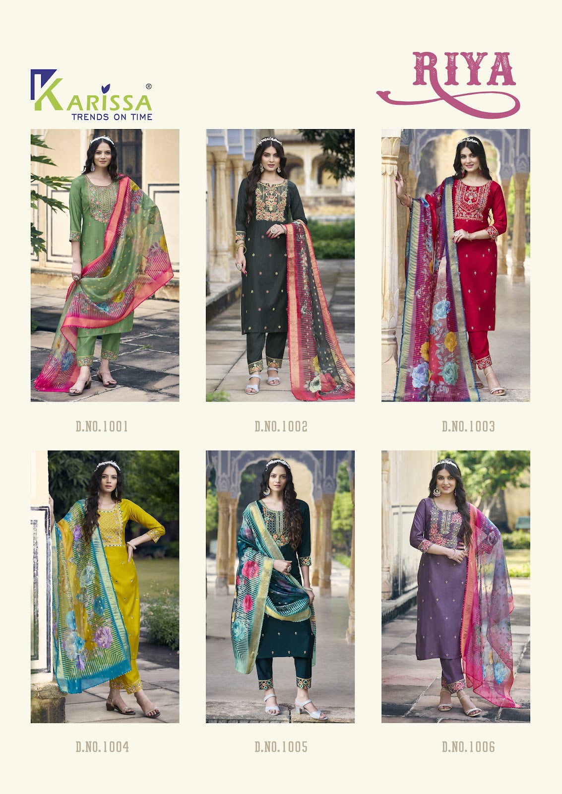 Riya Karissa Gadhawal Silk Readymade Pant Style Suits Wholesale Rate