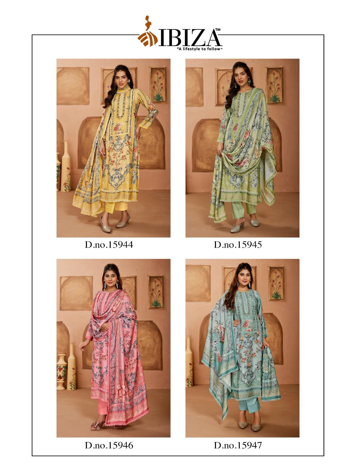 Riyasat Vol 8 Ibiza Pure Bemberg Pant Style Suits Wholesale Price