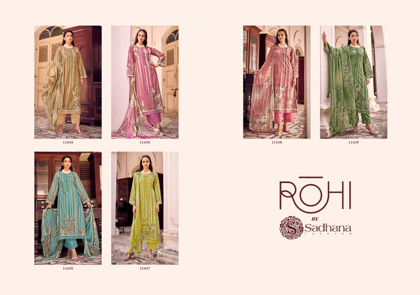 Rohi Sadhana Pure Lawn Pant Style Suits Wholesaler Ahmedabad