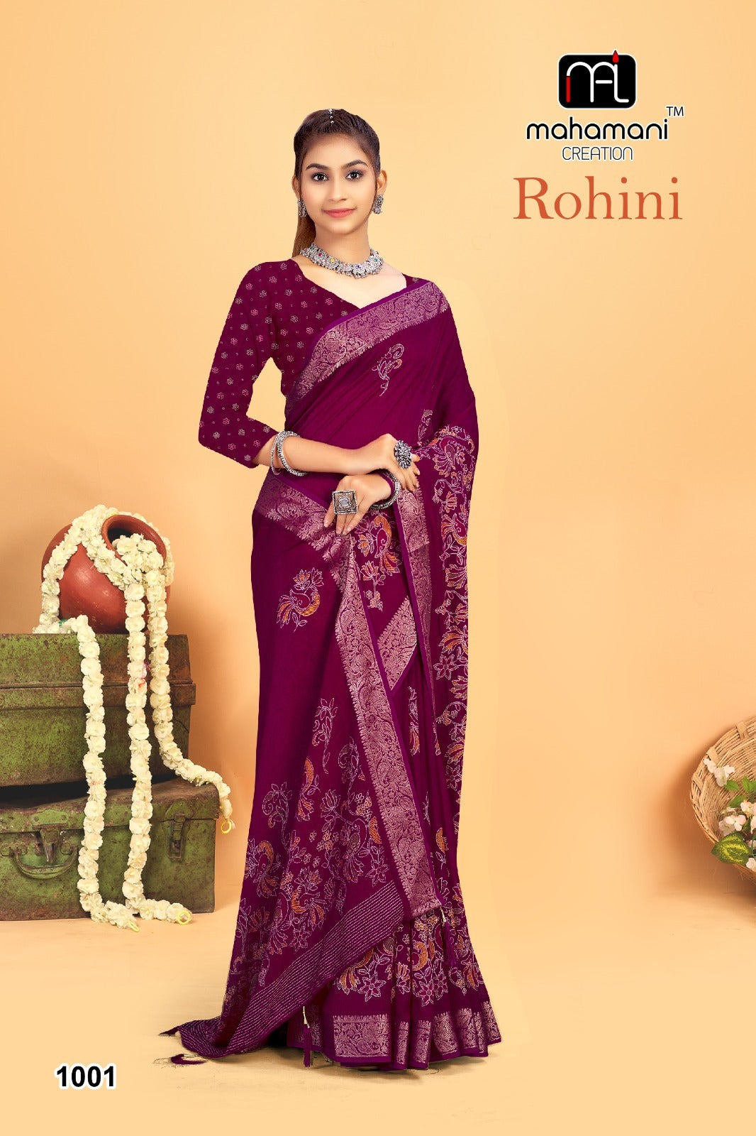 Rohini Mahamani Creation Weaving Sarees