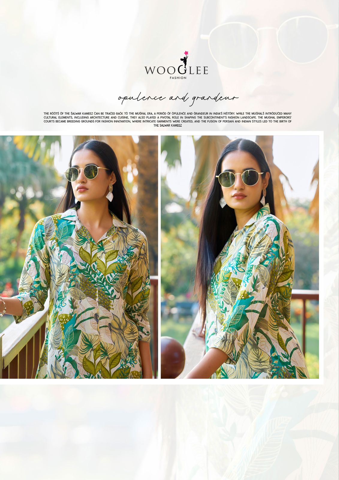 Rolex Wooglee Rayon Co Ord Set Exporter Ahmedabad