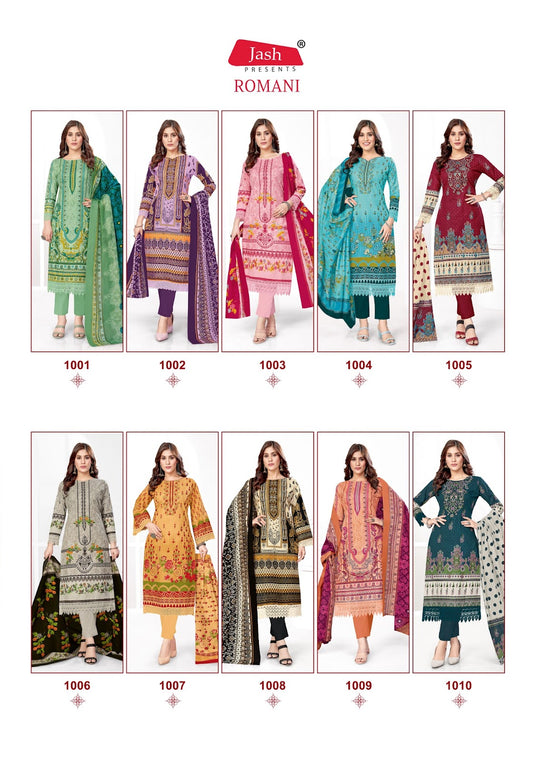 Romani Vol 1 Jash Cotton Dress Material