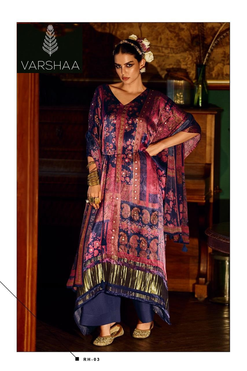 Rooh Varshaa Viscose Pashmina Suits Supplier India