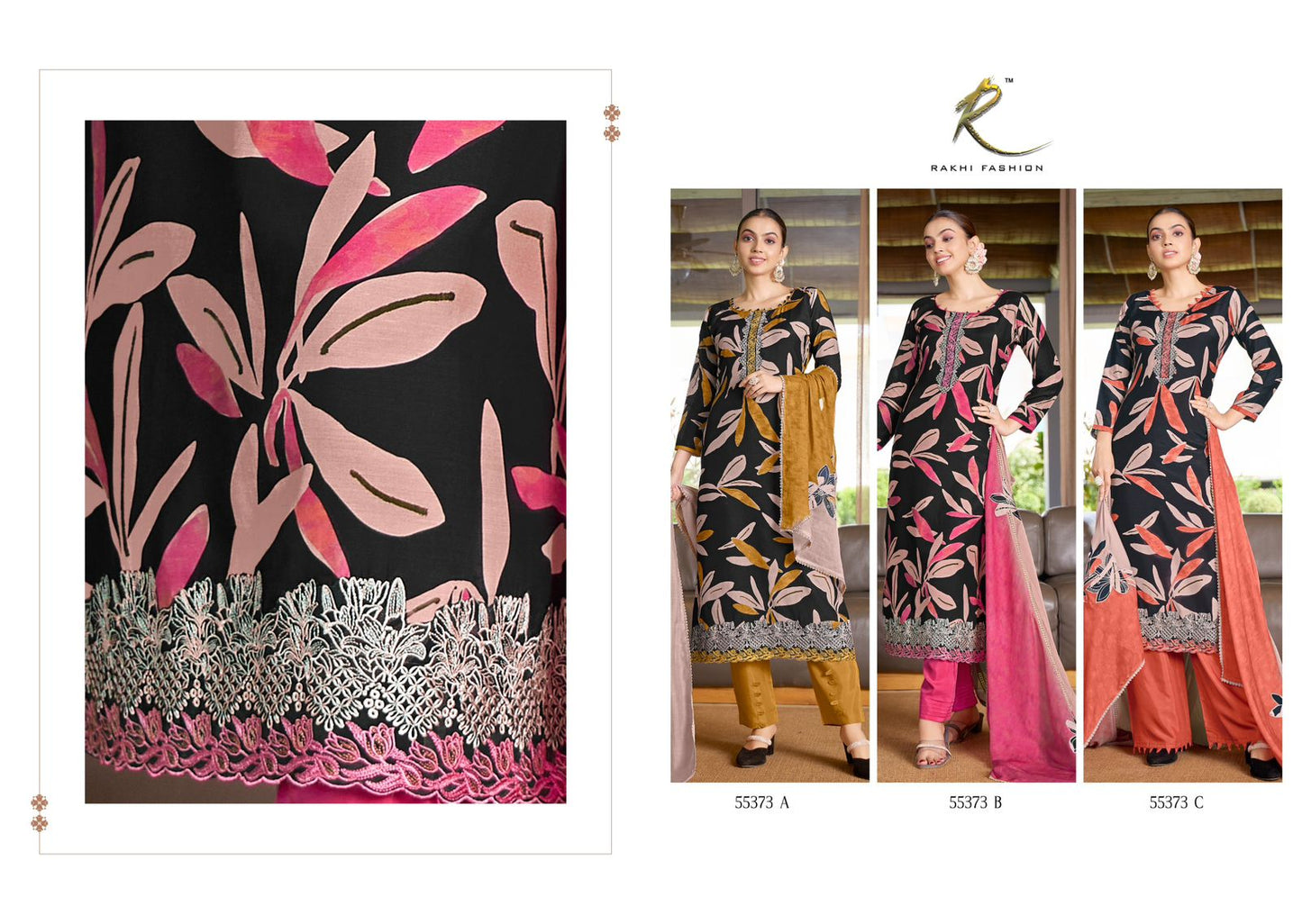 Roohani Rakhi Fashion Viscose Modal Plazzo Style Suits Wholesale Price