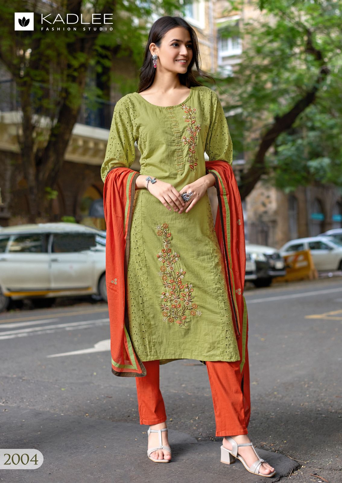 Roohi Kadlee Cotton Readymade Pant Style Suits Supplier Ahmedabad