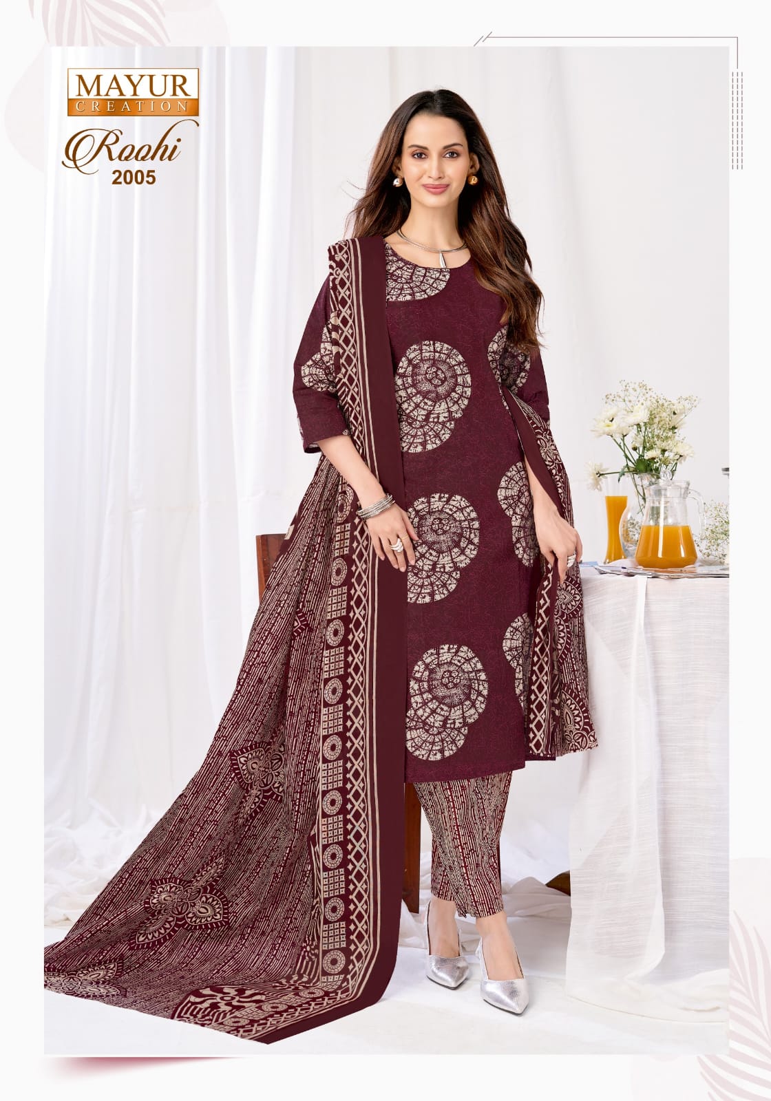 Roohi Vol 2 Mayur Creation Cotton Dress Material Supplier
