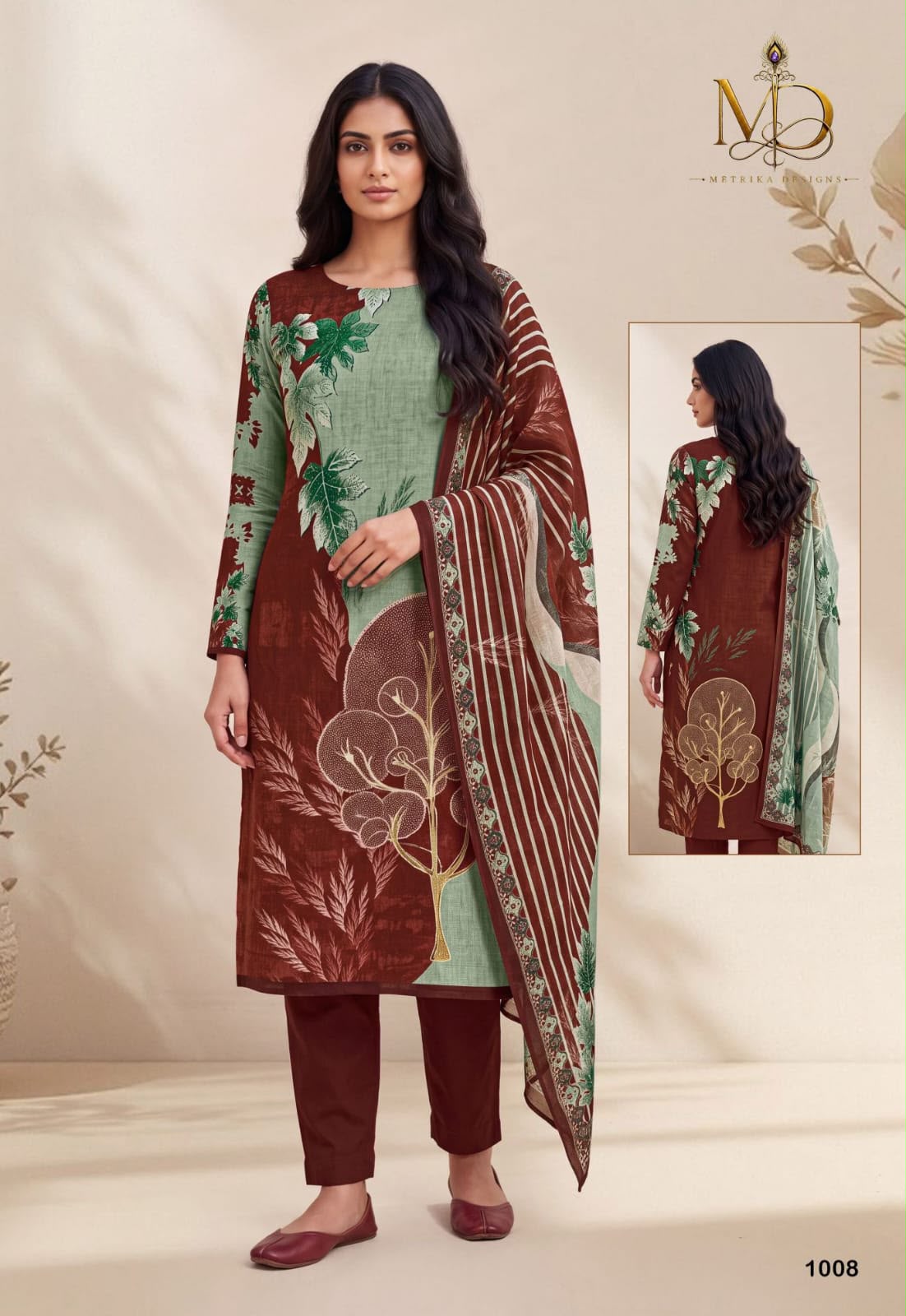 Rose Gold Vol 1 Metrika Designs Cotton Karachi Salwar Suits Supplier Gujarat