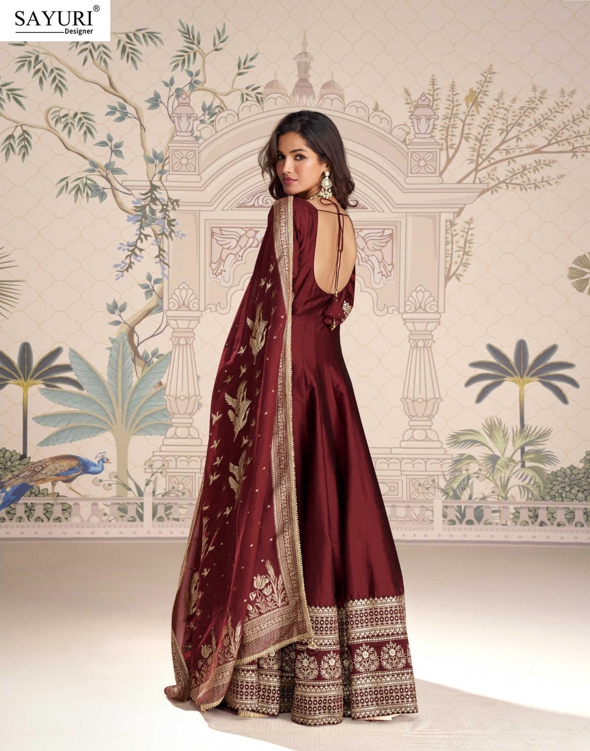Roshni Sayuri Gown Dupatta Set Supplier