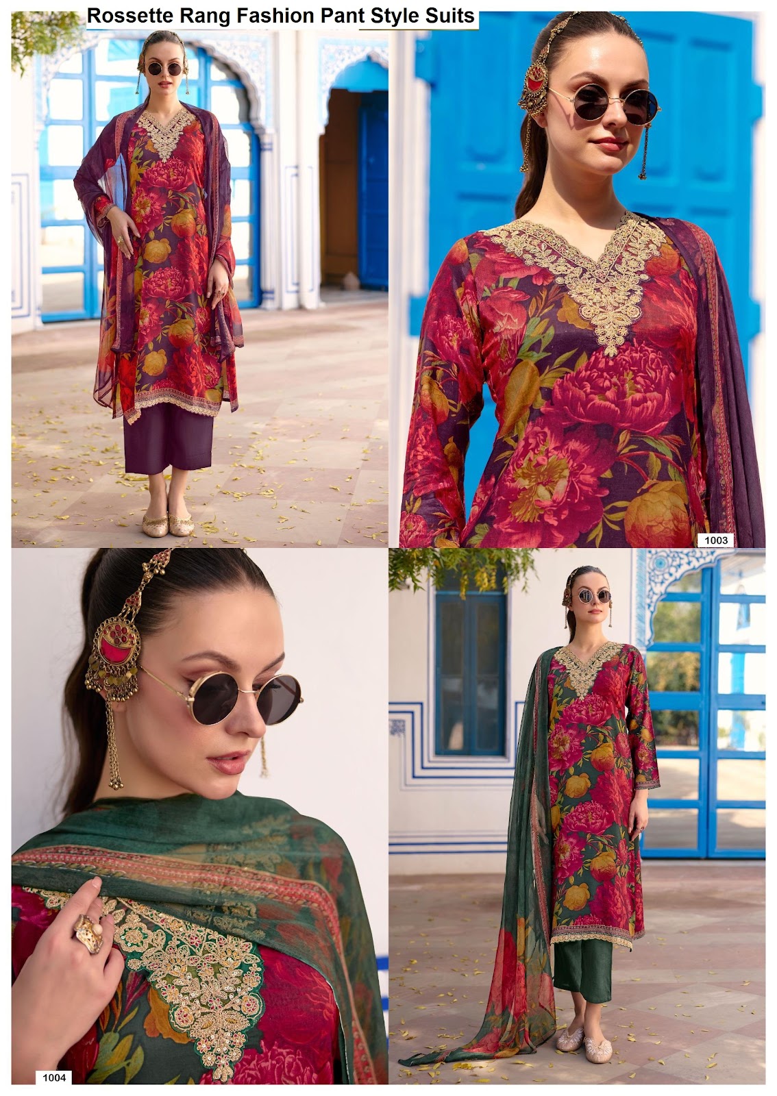 Rossette Rang Fashion Viscose Muslin Pant Style Suits Supplier