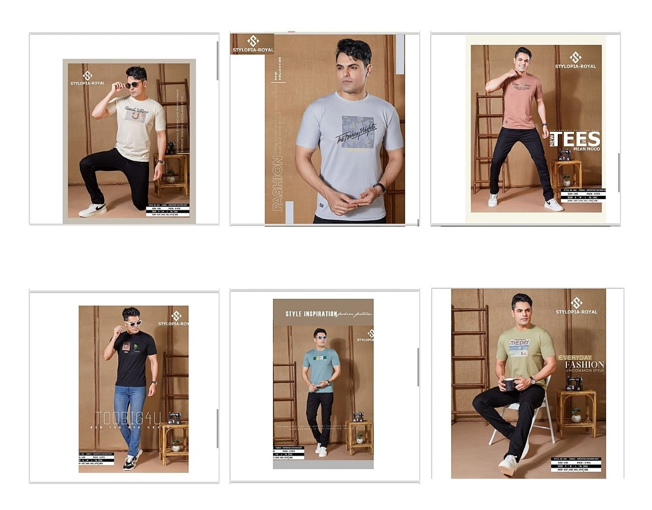 Royal 666 Stylopia Imported Mens Tshirts Wholesale