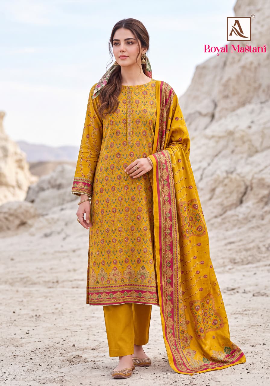 Royal Mastani Alok Viscose Mudaal Karachi Salwar Suits Manufacturer Ahmedabad