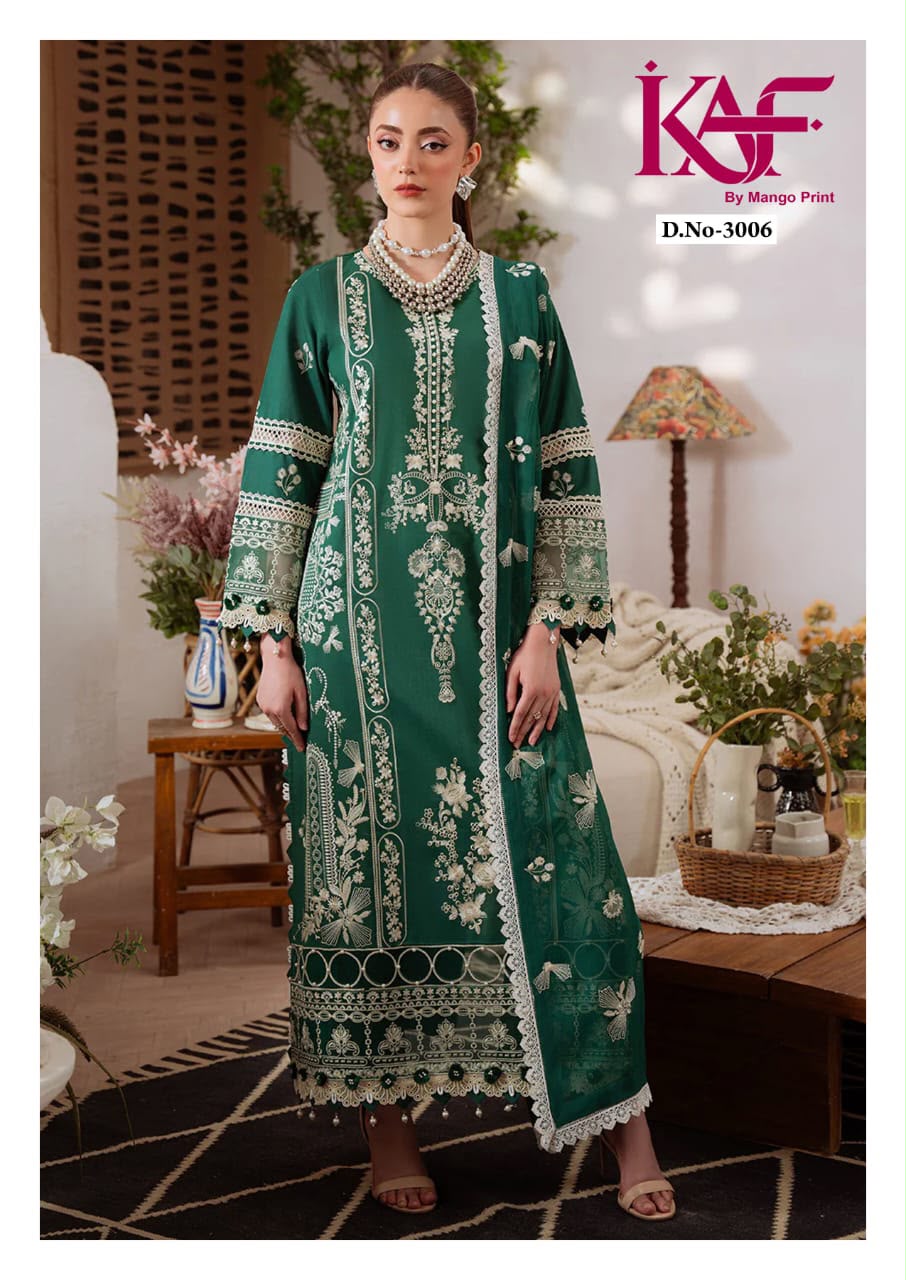 Royal Rawa Vol 3 Kaf Cotton Karachi Salwar Suits Supplier