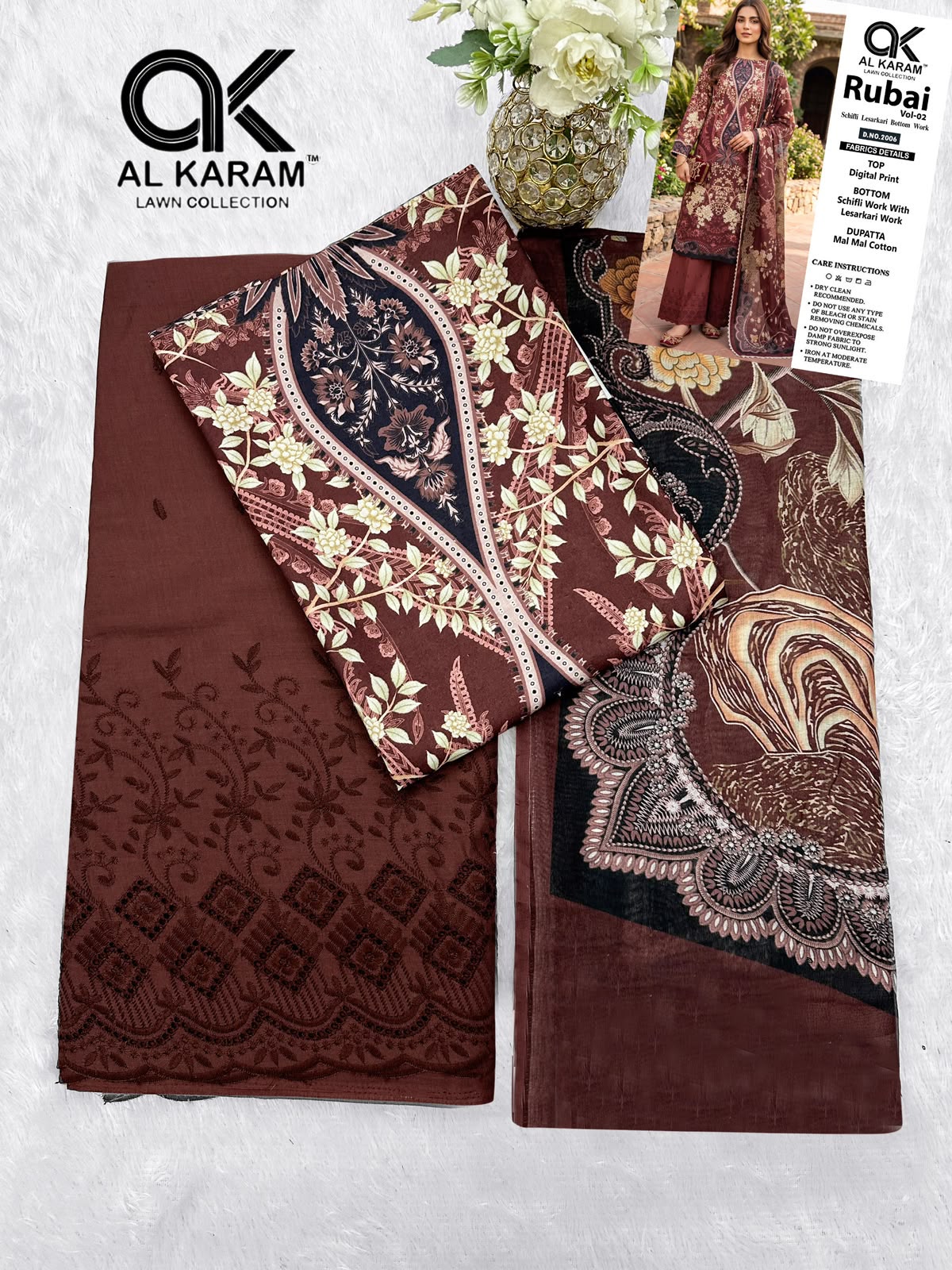 Rubai Vol 2 Al Karam Cotton Karachi Salwar Suits Wholesaler Ahmedabad