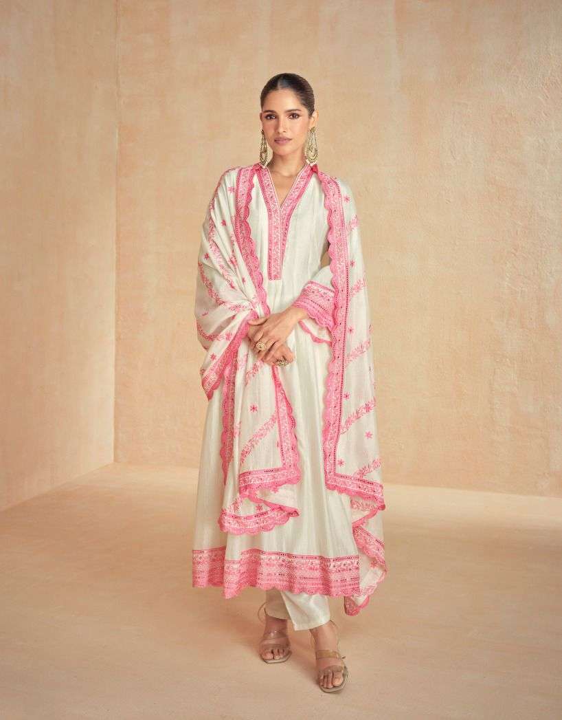 Rubal Aashirwad Creation Silk Readymade Suits Wholesaler Ahmedabad