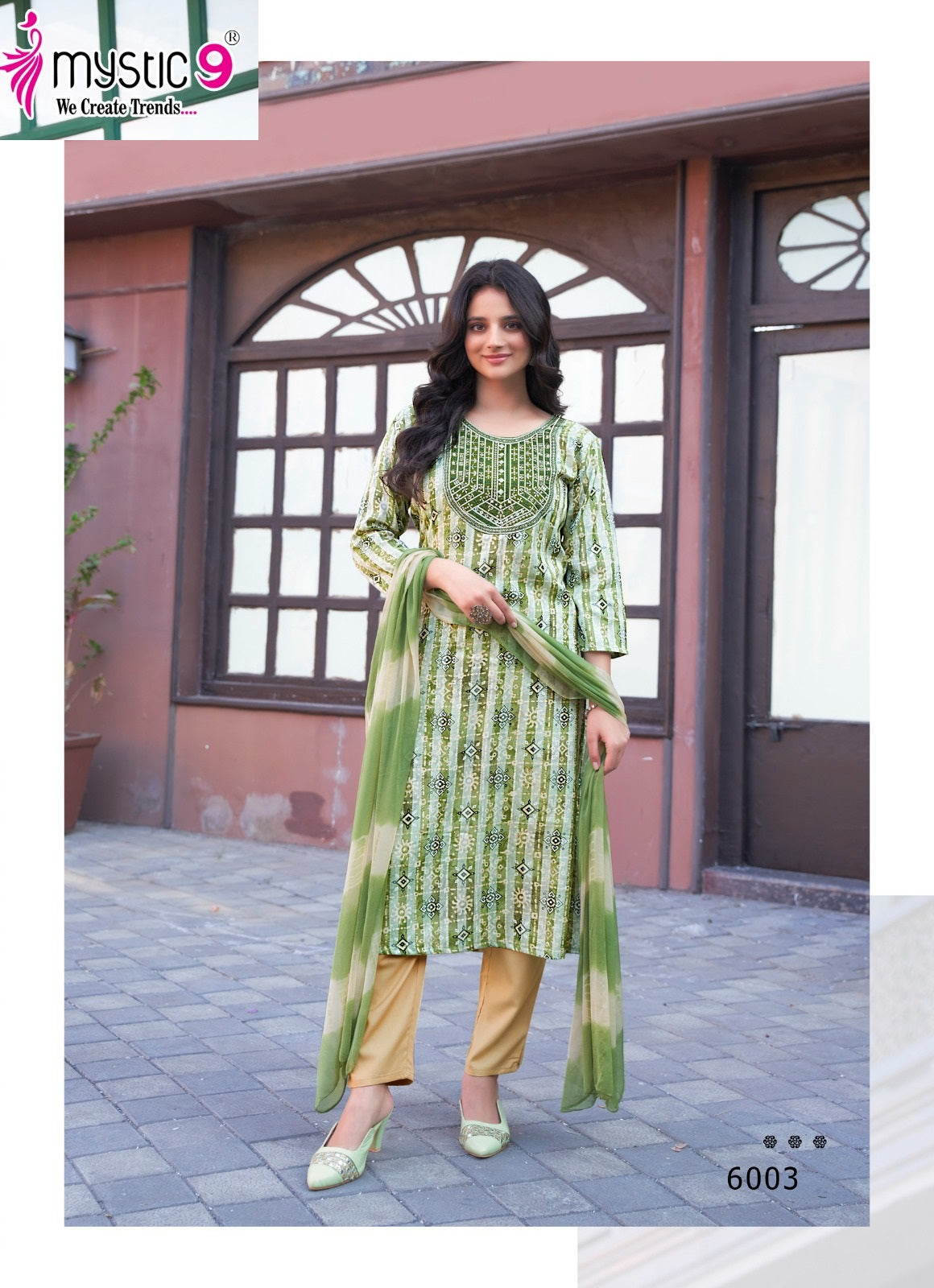 Rubina Vol 6 Mystic 9 Rayon Readymade Pant Style Suits Wholesaler Gujarat
