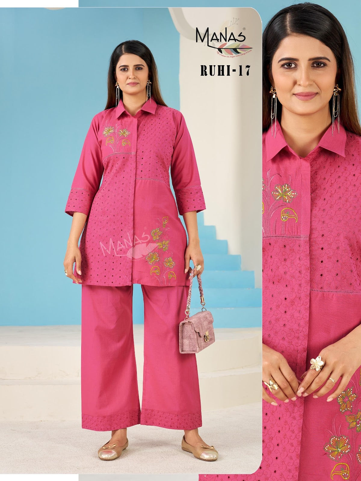 Ruhi Manas Cotton Co Ord Set Manufacturer Ahmedabad