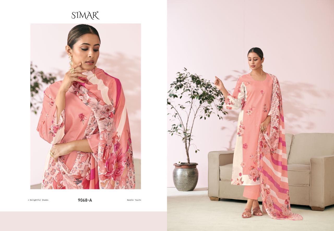 Rumsha Simar Lawn Cotton Pant Style Suits Manufacturer India