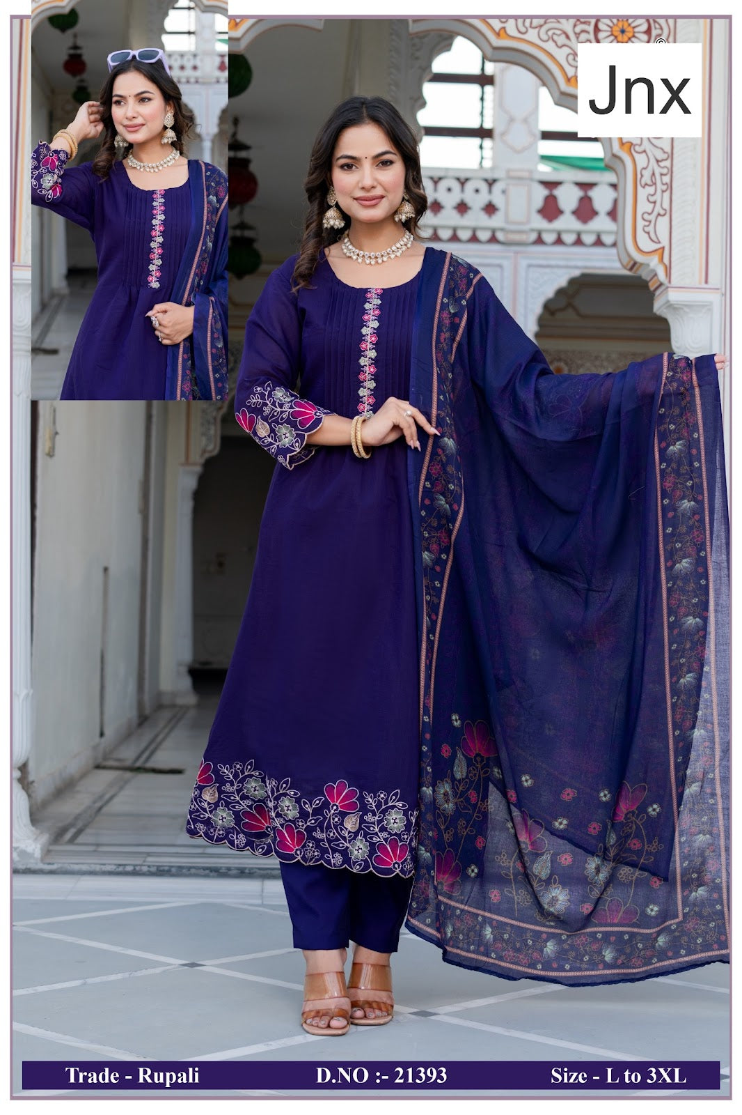 Rupali Jnx Readymade Anarkali Suits Wholesaler