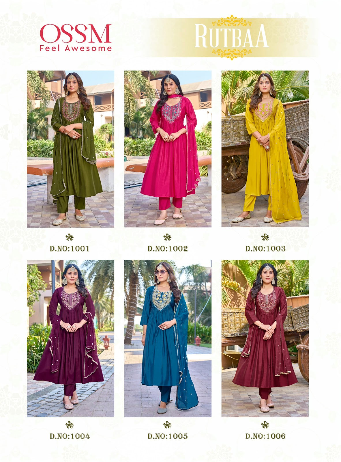 Rutbaa Ossm Roman Silk Readymade Anarkali Suits Manufacturer Ahmedabad