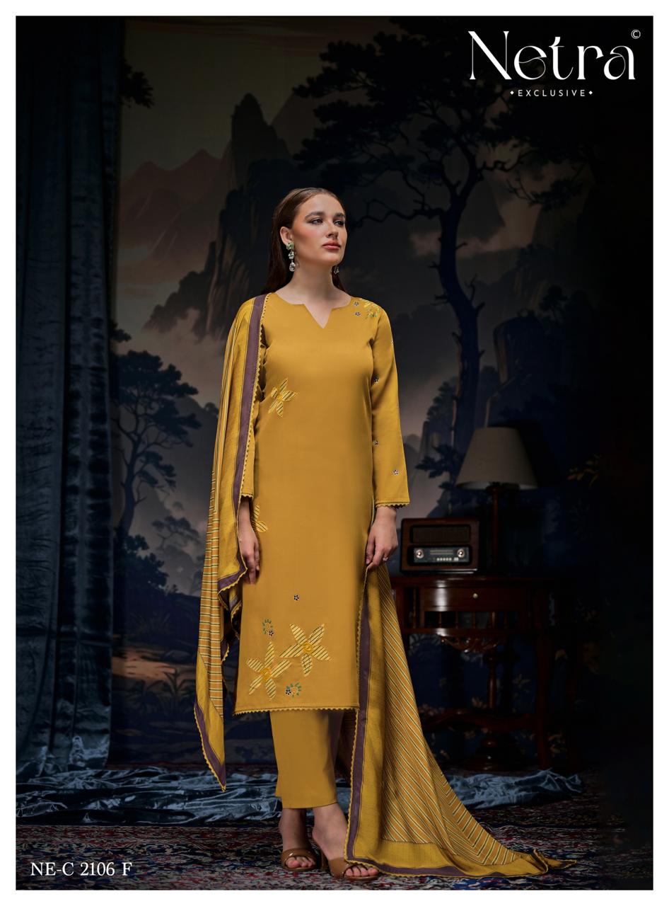 Saadgi Netra Pure Cotton Pant Style Suits Wholesale Price