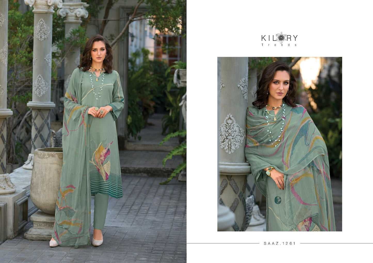 Saaz Kilory Jam Cotton Pant Style Suits Manufacturer India