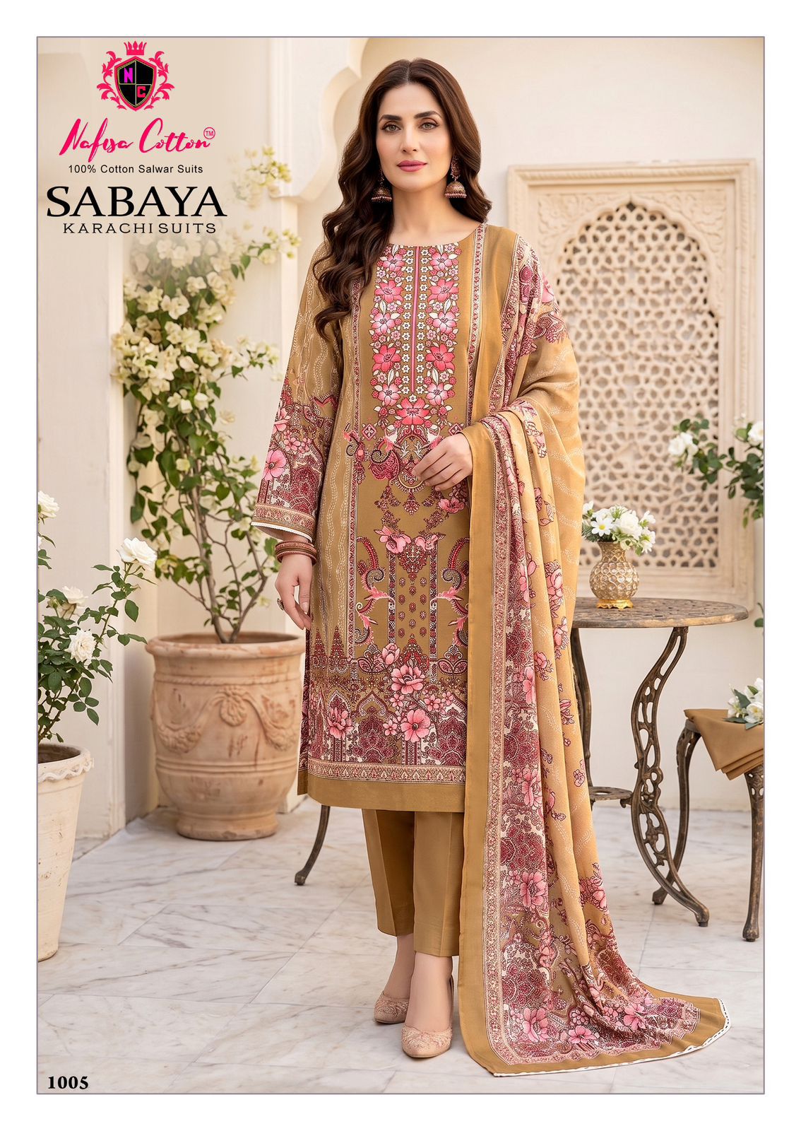 Sabaya Nafisa Cotton Mix Cotton Karachi Salwar Suits Manufacturer Gujarat