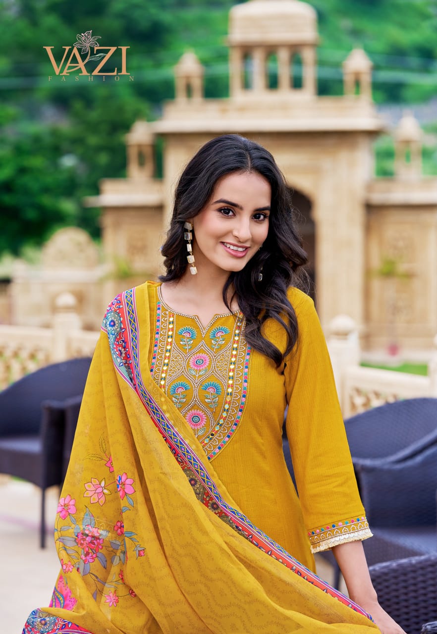 Saboori Vazi Fashion Viscose Readymade Anarkali Suits Supplier Gujarat