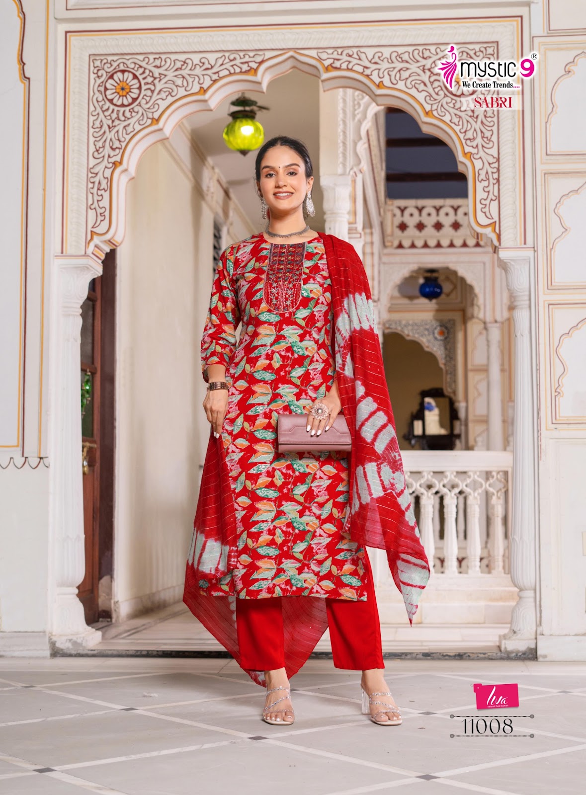 Sabri Vol 11 Mystic 9 Rayon Readymade Pant Style Suits Supplier Ahmedabad