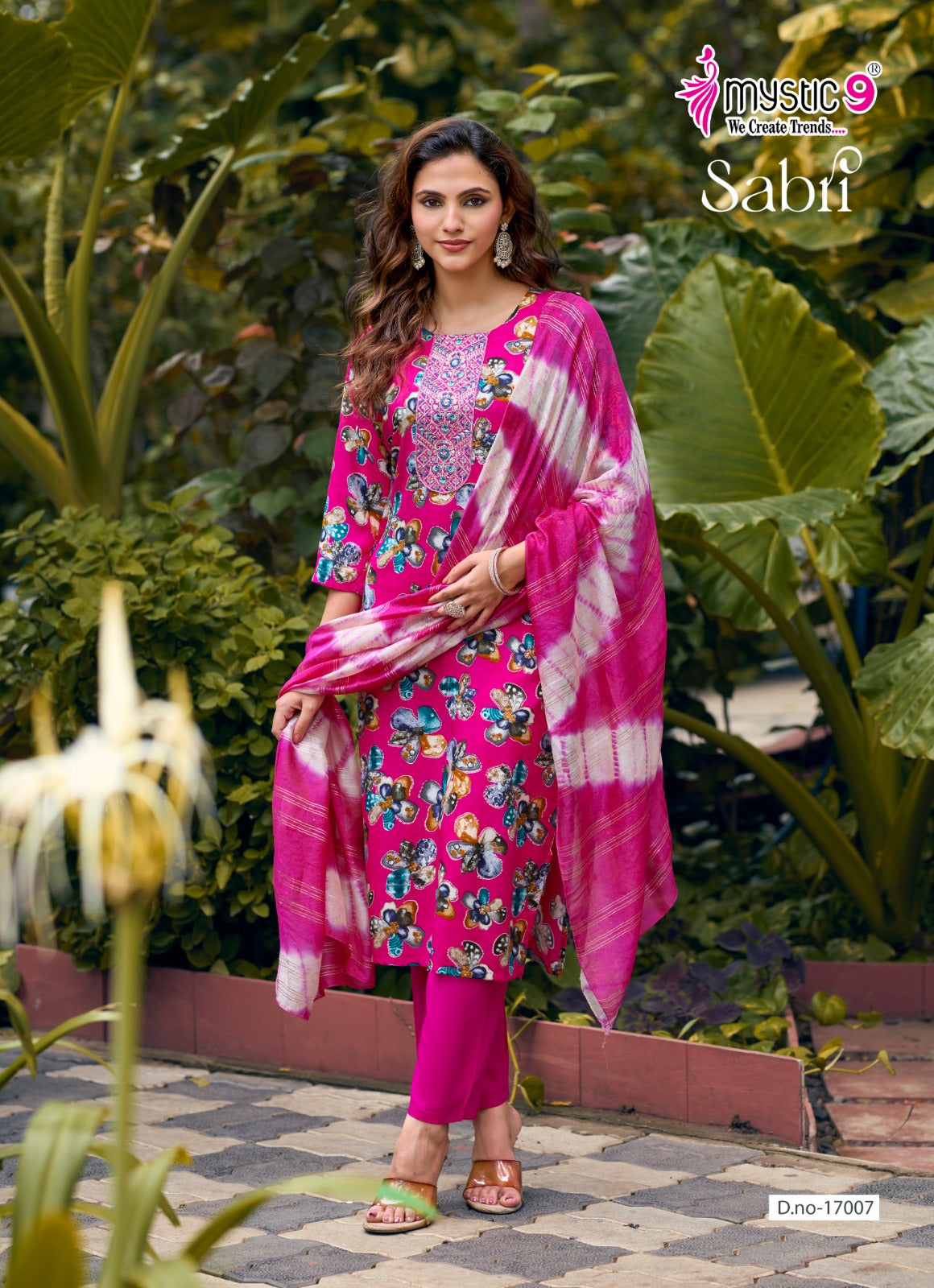 Sabri Vol 17 Mystic 9 Rayon Readymade Pant Style Suits Wholesaler Ahmedabad