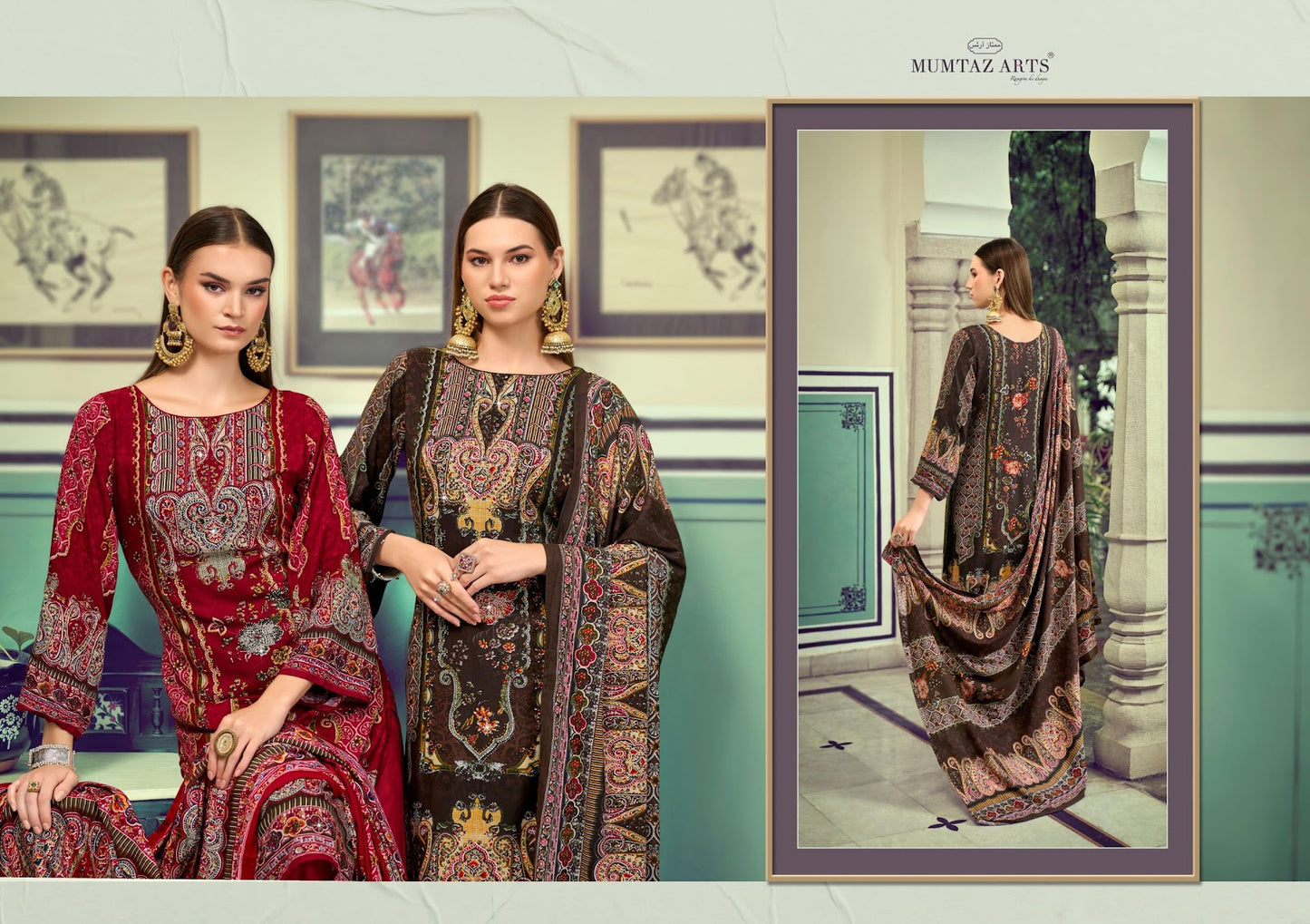 Sabyasachi Aayat Vol 1 Mumtaz Arts Viscose Rayon Karachi Salwar Suits Supplier Gujarat