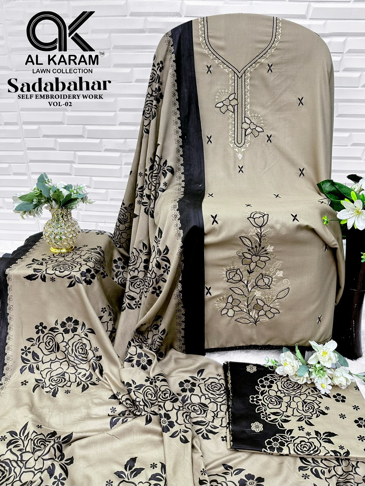 Sadabahar Vol 2 Al Karam Rayon Karachi Salwar Suits Exporter Gujarat