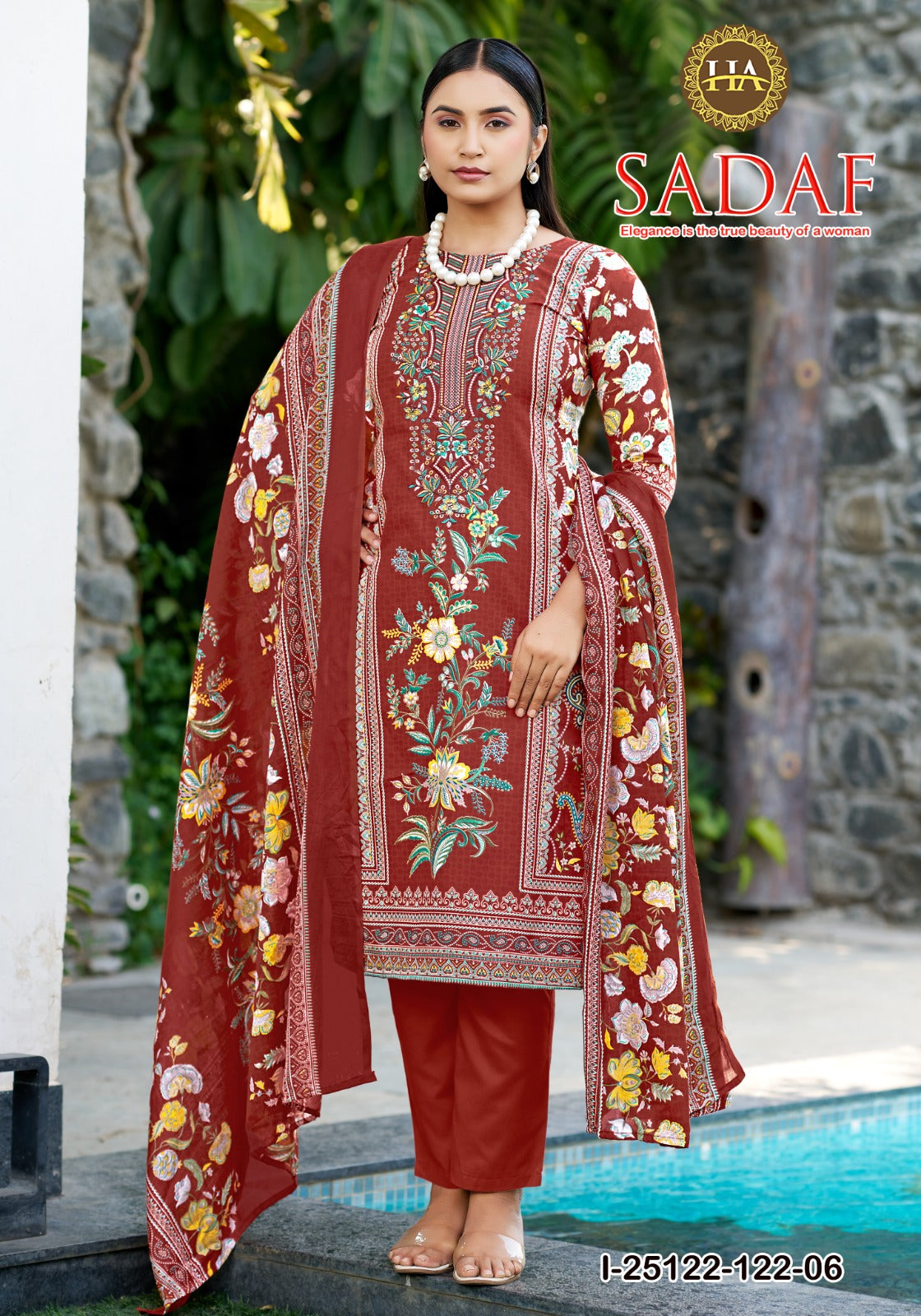 Sadaf Harshit Fashion Soft Cotton Karachi Salwar Suits Exporter