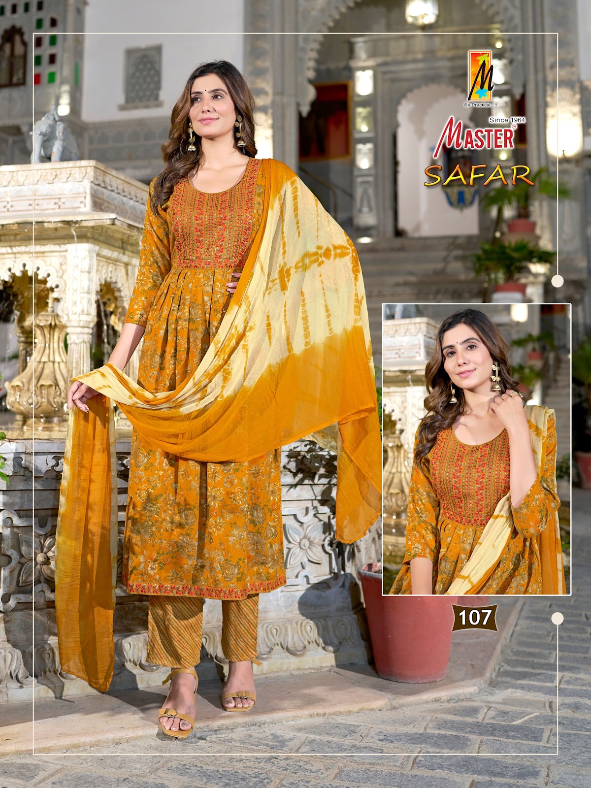 Safar Master Capsule Readymade Anarkali Suits Exporter Ahmedabad