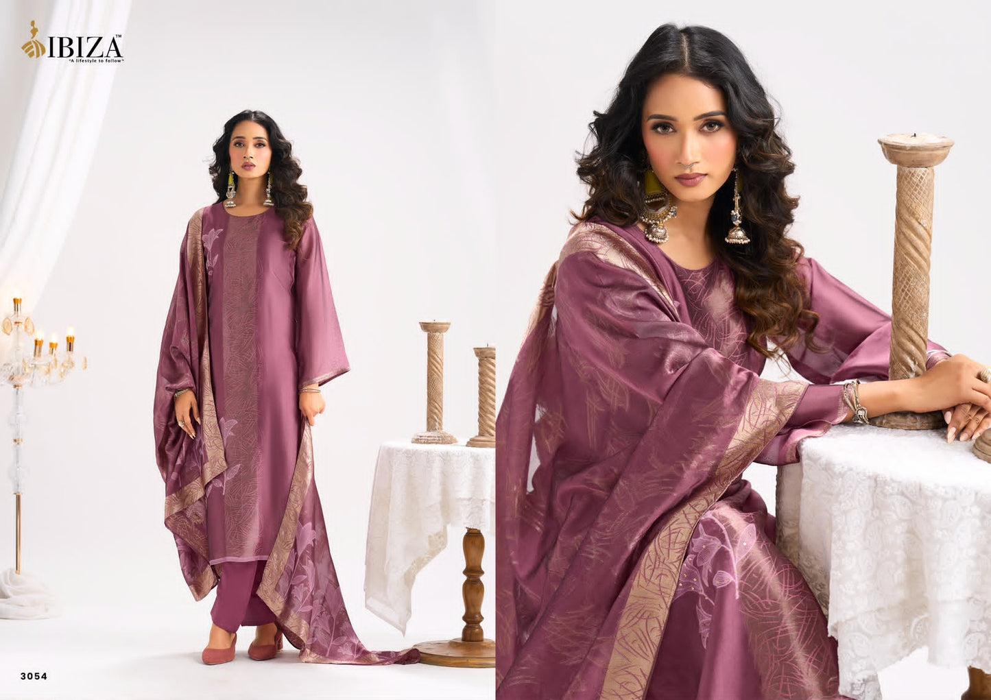 Safina Ibiza Banglori Silk Pant Style Suits Supplier Ahmedabad